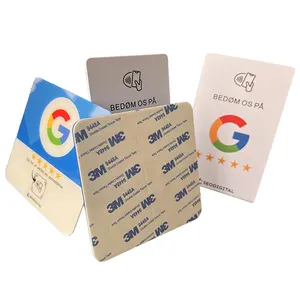 Tarjeta Google NFC 213 215 216 Tarjeta de revisión de código QR de personalización Google Your Business