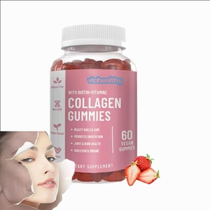 Vitahoalthy OEM/ODM Etiqueta Privada suministro de fábrica Proteína de colágeno gomitas suplementos productos de belleza para la piel - Product Image 1