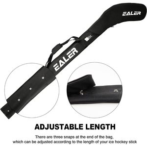 Bolsa para palo de hockey Ealer, color negro, 30-40L, impermeable, con correa acolchada para el hombro, tamaño adulto - Product Image 4