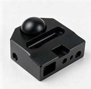 CNC Machined Plastic Mounting Bracket With Central Hole And Two <b>Screw</b> Holes For Precision Assembly - Product Image 4