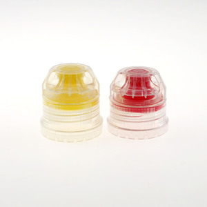 anti-theft ring screw cap plastic lids 24mm 28mm Cosmetic packaging plastic pull push cap down up cap