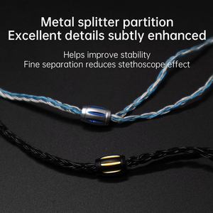 Câble HIFI pour écouteurs intra-auriculaires ND D2, câble de musique 16 brins 3,5 mm 2 broches plaqué argent, câble de mise à niveau pour <span class=keywords><strong>KZ</strong></span> CCA TRN QKZ CVJ - Product Image 5