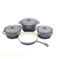 Olla de Hierro Fundido Esmaltada Senny con Logotipo Personalizado, Cazuela Ovalada de 33 cm con Tapa, Venta al por Mayor de Fábrica para Cocina y Camping