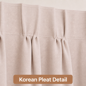 Gorden Blackout 90% untuk Ruang Tamu Warna Pink Muda, Gorden Jendela Siap Pakai dengan Grommet Eyelet, Gorden Solid Modern Presisi Tinggi - Product Image 6