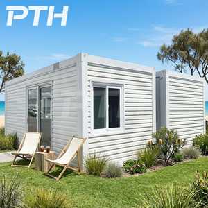 Casa Contenedor Apilable <span class=keywords><strong>de</strong></span> Acero Resistente PTH, <span class=keywords><strong>de</strong></span> Múltiples Pisos, Estilo Tradicional, para Proyectos Comerciales y Comunitarios - Product Image 1