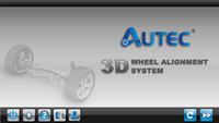 AUTEC ATW-A60T Máquina de Alineación y Balanceo de Ruedas 3D de Lujo para Inspección Automotriz con Pantalla Doble