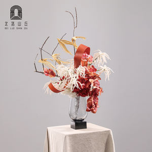 Arte moderna fatta a mano <span class=keywords><strong>in</strong></span> <span class=keywords><strong>vetro</strong></span> <span class=keywords><strong>vasi</strong></span> <span class=keywords><strong>in</strong></span> stile creativo fiori geometrici <span class=keywords><strong>di</strong></span> fascia alta rifiniti riempiti d'acqua e durevoli decorazioni per la casa - Product Image 4