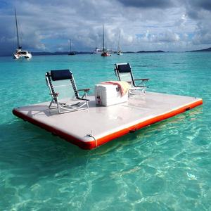 Plataforma <span class=keywords><strong>Flotante</strong></span> Inflable de 30 pies x 6.6 pies, 20 cm de Grosor, Colchón Acuático de 3x2 m para Adultos, Mejor Proveedor - Product Image 1