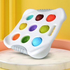 Nouvelle conception silicone simple fossettes conseil bouton-poussoir pop fidget jouet pour enfants soulagement du stress push pop pressant jouet sensoriel - Product Image 2