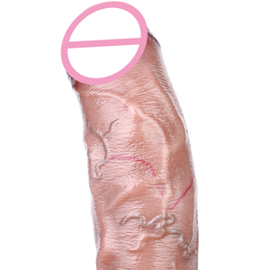 FAAK Wearable <span class=keywords><strong>Silicone</strong></span> Male Strap-On Hollow Dildo Realistischer Penis Extender für Männer Verzögerung Ejakulation Adult Silikon Sexspielzeug - Product Image 3