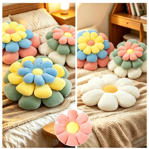 Cuscino Peluche a Forma di Girasole OEM ODM con Imbottitura in Cotone PP, Lavabile, Regalo di San Valentino per Ragazze - Product Image 3