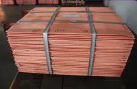 Contenido de placa de cobre puro 99.99% Placa de cobre electrolítico Cátodo de cobre