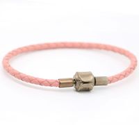 Accessoires simples et élégants pour femmes et hommes - Bracelet en acier inoxydable à faire soi-même - Bracelet en cuir pour couple