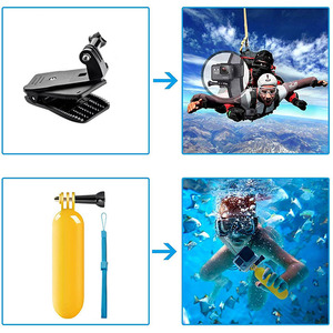 Youtube universale meglio consigliato a buon mercato 4K sport <span class=keywords><strong>Action</strong></span> <span class=keywords><strong>Camera</strong></span> accessori sit per Go Pro Dji titolare - Product Image 3