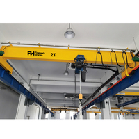 Pont roulant monopoutre 10 tonnes 380V 60Hz, portée 12 mètres, pour levage de billettes d'acier