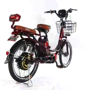 Vente en gros 350W 48V Vélo électrique <span class=keywords><strong>vintage</strong></span> 20 pouces Vélo électrique de ville pour femmes Vélo électrique avec panier - Product Image 2