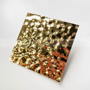 EX213 Decorative 304 3D Wall <b>Panel</b> Water Ripple Black Color Coated Stainless Steel Plate with Bending for Interior Decoration - Product Image 2