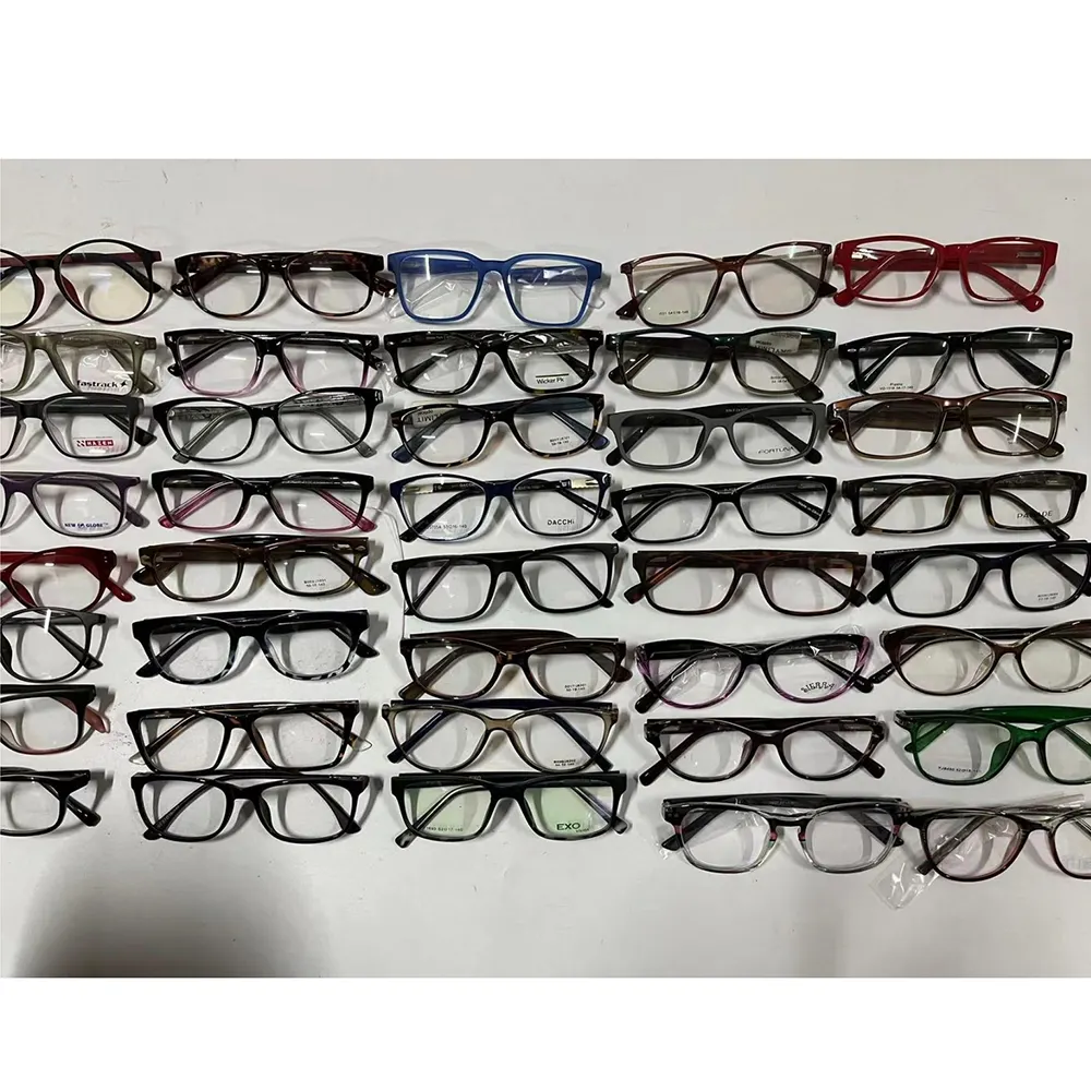AST005 Cheap stock assort spectacle frame mixed colors CP optical eyeglasses frames