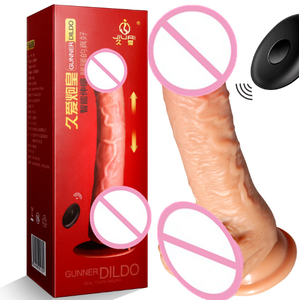 Mainan seks wanita Penis realistis Super besar pemanas teleskopik <span class=keywords><strong>Dildo</strong></span> berpengendali jarak jauh nirkabel - Product Image 3