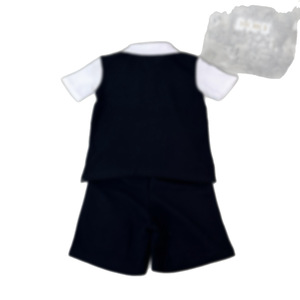 2026 LY Nuovo Design Estivo Set Casual Lussuoso Slim-fit a Maniche Corte per Ragazzi, Vitalità Giovanile, Contrasti Audaci 2-10 Anni - Product Image 6