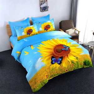 Bộ Chăn Ga Giường Hoa Hồng 3D 5D 7D Kỹ Thuật Số Giá Rẻ Bán Buôn - Product Image 4