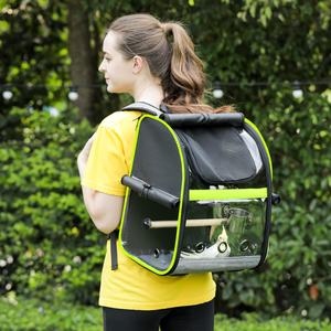 Toptan yürüyüş kamp seyahat Pet kafesleri papağan kafes oyuncak kuş seyahat çantası papağan taşıyıcı sırt çantası - Product Image 5