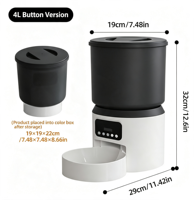 Distributeur automatique d'aliments pour chats et chiens, écologique, avec caméra ultra grand angle, WiFi 2.4G, Bluetooth 5G double bande, contrôle intelligent par application