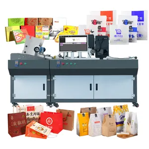 Pabrik Kelier Memproduksi Mesin Cetak Digital Karton Bergelombang Warna-warni Kecil Satu Kantung Kertas Kraft Printer Inkjet