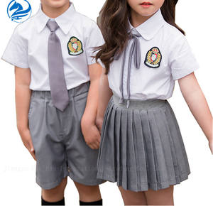 Japanese Primary <strong>Shorts</strong> Skirts High <strong>Short</strong> Sleeve <strong>School</strong> Uniforms Style for Kids Boys and Baby Girls Designs with Pictures - Product Image 1