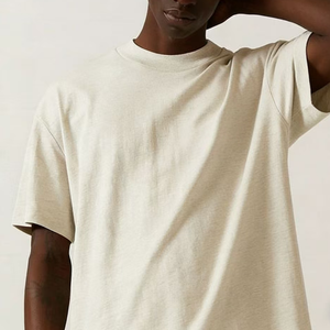 T-shirt ODM di Qualità OEM 100% Cotone, Alta Qualità, Casual, Senza Marchio, Oversize con Tasca, Abbigliamento da Lavoro T 1.1 LOGO Qualità - Product Image 2