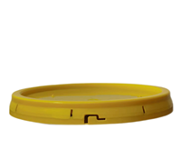 Couvre-seau en plastique de 5 gallons, couvercle de seau résistant aux chocs, bouchon de remplacement étanche pour seau en plastique industriel