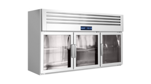 Lưu trữ lớn tủ lạnh tủ tường nhà bếp nhiều kệ thép kết thúc màu đen - Product Image 2