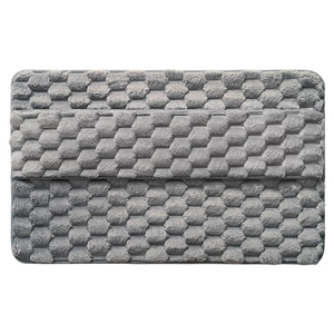 Alfombra de Baño de Microfibra y Franela de 40*60 cm, Absorbente, Antideslizante, con Reverso Antideslizante, para Uso Doméstico - Product Image 4