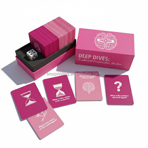 Набор для карточной игры «Стартеры для разговоров» для взрослых пар, с индивидуальной печатью, высококачественный дизайн, с игральными кубиками - Product Image 3