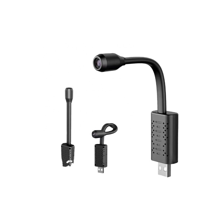 USB Indoor Mini Surveillance Camera with Two-Way Audio Night Vision CMOS Sensor Cloud Storage & Mobile APP for IOS