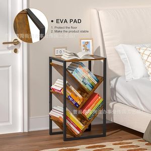 Passing On <b>The</b> <b>Kingdom</b> Tree Shaped Bookshelf Brown Modern Floor Standing Durable Storage Unit For Kids Office Decor - Product Image 1