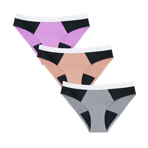 Natucare BSCI high waist seamless period panties leak proof high rise menstrual panties underwear 4 layer