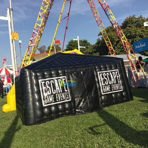 <span class=keywords><strong>Salle</strong></span> <span class=keywords><strong>de</strong></span> réalité virtuelle gonflable en PVC mobile avec impression numérique, dôme d'air VR à grande échelle pour enfants - Product Image 1