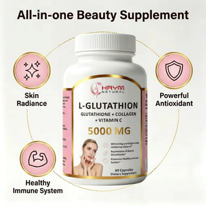 Capsule di L-Glutatione 5000 MG a Marchio Privato, Integratore di Bellezza con Collagene e <span class=keywords><strong>Vitamina</strong></span> <span class=keywords><strong>C</strong></span> per Schiarire la Pelle e Antiossidante - Product Image 4