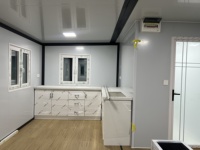 Maisons préfabriquées, maison modulaire extensible de 20 pieds, 2 chambres avec cuisine et séjour, pour le camping, les champs et les terres agricoles