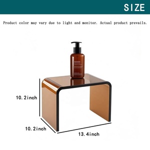 작은 발판 어린이 발판 화장실 아크릴 스툴 화분 받침대 투명 발판 욕실 디스플레이 랙 - Product Image 2