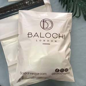 Sacs d'expédition en polyéthylène autocollants personnalisés avec impression couleur, sacs d'expédition postaux noirs, sacs d'expédition en polyéthylène roses - Product Image 4