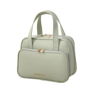 Fourre-tout de maquillage à double couche-Transport à la main et organisé - Product Image 2