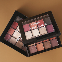 Palette de fards à paupières Menow E4112 OEM/ODM, étiquette privée, imperméable, mat, pailleté, scintillant, poudre, peau claire, personnalisation multicolore