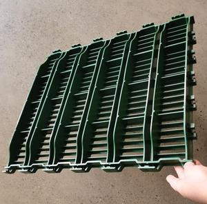 Piso de listón de plástico de cerdo de 600*600mm de <span class=keywords><strong>alta</strong></span> calidad de PP de ingeniería utilizado para jaulas de animales - Product Image 3