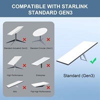 Cable de Repuesto para Starlink Gen 3, MOOKEERF de 6 Pies, Cat 6, 26AWG, Cobre Puro, Impermeable, Rectangular, Gris