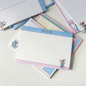 Nouvelles boîtes de blocs-notes colorés pour filles, design original, 11*8CM, 50 feuilles, impression UV, autocollants adhésifs - Product Image 5