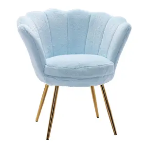 Offre Spéciale prix usine coque en cuir nordique pour chaises de détente assise canapé simple chaise de salon en velours