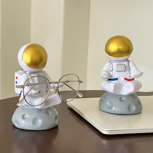 Décorations créatives en résine pour la maison, style Art <span class=keywords><strong>Déco</strong></span>, sur le thème de l'astronaute et de la monture de lunettes, vente en gros d'usine - Product Image 3