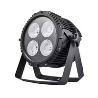 Projecteur de scène étanche IP65 à LED blanc chaud/froid, stroboscope activé par le son, effet de changement de couleur fluide pour événements extérieurs